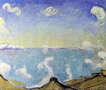 Caux Landscape with Rising Clouds Artwork by Ferdinand Hodler