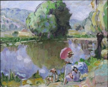 Girls By The River Artwork by Henri Lebasque