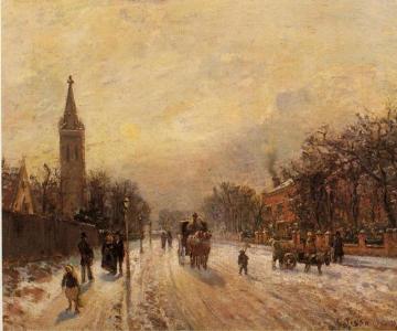 All Saints' Church, Upper Norwood Artwork by Camille Pissarro