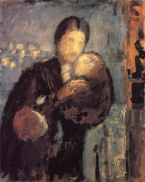 Woman and Child Artwork by Odilon Redon