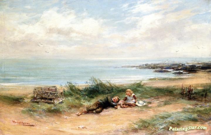 Resting in the Dunes Artwork by Michael Brown