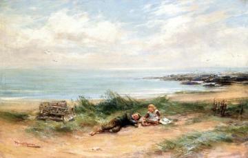 Resting in the Dunes Artwork by Michael Brown