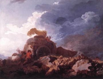 The Storm Artwork by Jean Honore Fragonard