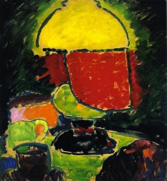 The Lamp Artwork by Alexej Jawlensky