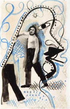 Pointed Nose Artwork by Francis Picabia