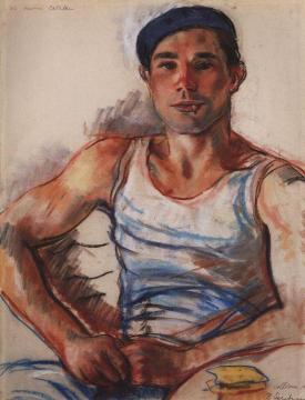 Worker from Collioure Artwork by Zinaida Serebriakova