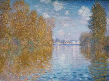 Autumn Effect at Argenteuil Artwork by Claude Oscar Monet