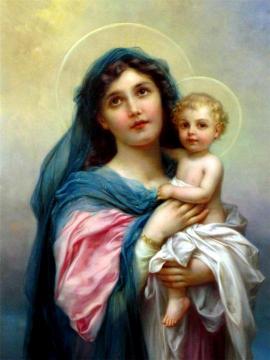 Madonna With Child Artwork by Hans Zatzka