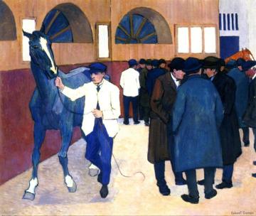 The Horse Mart (Barbican No. 2) Artwork by Robert Bevan
