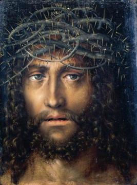 Head of Christ Crowned with Thorns Artwork by Lucas Cranach the Elder