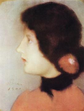 Cléo de Merode's Kin Artwork by József Rippl-Rónai