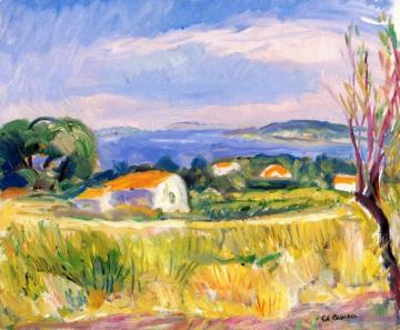 Saint-Tropez Landscape Artwork by Charles Camoin