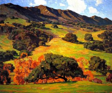 Verdant Hills Artwork by William Wendt