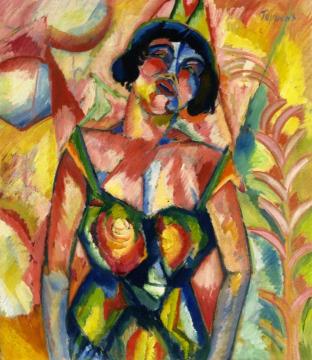 The Singer Artwork by Georg Tappert