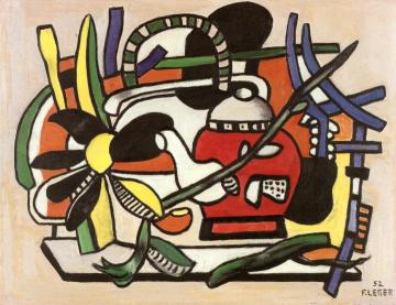 The Red Teapot Artwork by Fernand Léger