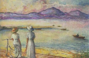 Bay at St Tropez Artwork by Henri Lebasque