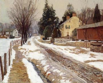 Road To The Village Artwork by Edward Willis Redfield