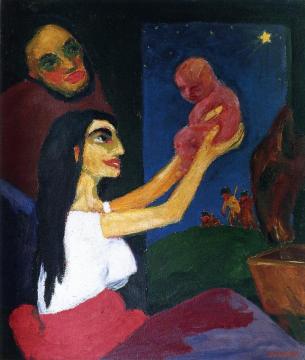 Holy Night (The Life of Christ) Artwork by Emil Nolde