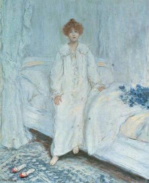 Le reveil Artwork by Jean-François Raffaëlli