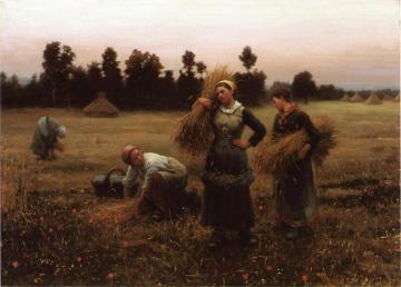 The Harvesters Artwork by Daniel Ridgway Knight