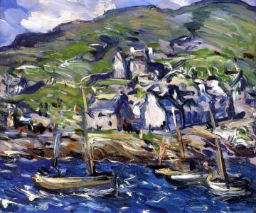 A Windy Day At Barra Artwork by Samuel John Peploe