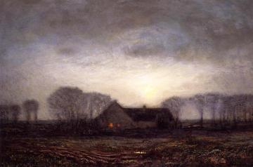 Night, New England Artwork by Dwight W. Tryon