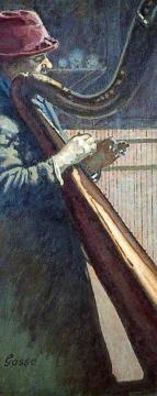 The Harpist Artwork by Laura Sylvia Gosse