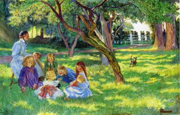 One Generation Passeth Away, And Another Generation Cometh: But The Earth Abideth For Ever (ecclesiastes, I,4) Artwork by John Byam Liston Shaw