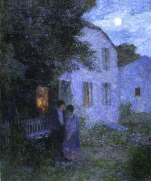 Moonlight Stroll Artwork by Edward Potthast