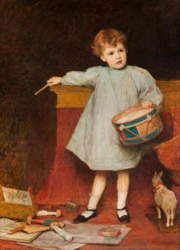 Portrait Of A Child Artwork by Sir William Quiller Orchardson