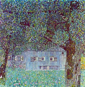 Farmhouse In Upper Austria Artwork by Gustav Klimt