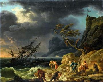 The Shipwreck Artwork by Claude-Joseph Vernet