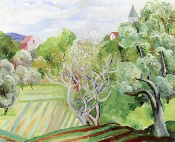 Landscape of Provence Artwork by Moise Kisling