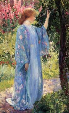 The Blue Kimono Artwork by Guy Orlando Rose