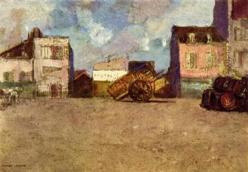 Near the Harbor, Brittany Artwork by Odilon Redon