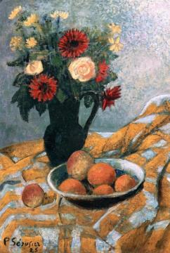 Bouquet, Peaches and Apricots Artwork by Paul Serusier