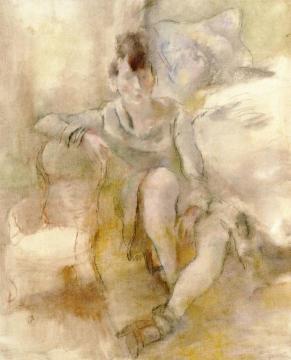 Bobette Artwork by Jules Pascin