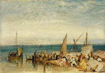 Venice from Fusina Artwork by Joseph Mallord William Turner