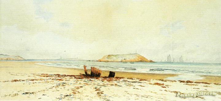 Harbor Scene Artwork by Eugène-Louis Boudin