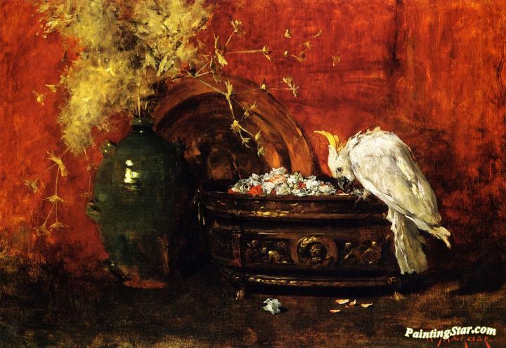 White Cockatoo Artwork by William Merritt Chase