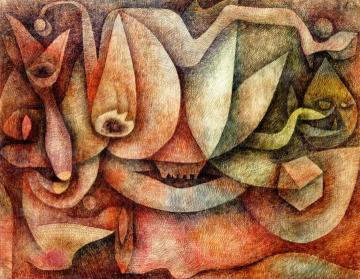 Indiscretion Artwork by Paul Klee