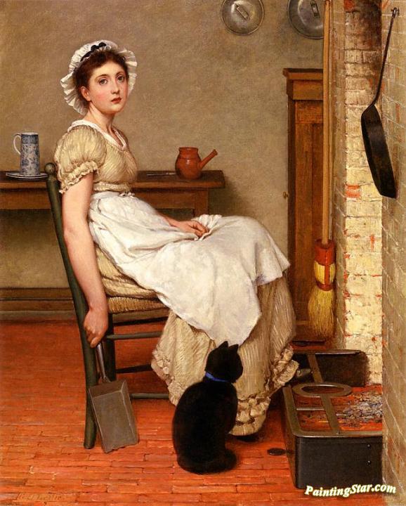 Her first place Artwork by George Dunlop Leslie