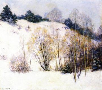 Willows in March Artwork by Willard Leroy Metcalf