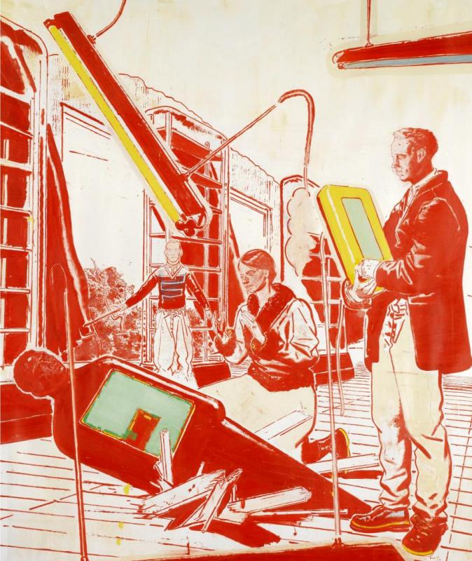 Einbruch Artwork by Neo Rauch