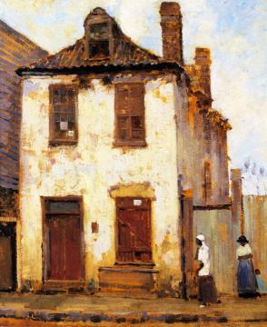 Catfish Row, South Carolina Artwork by Alson Skinner Clark