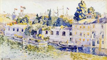 Venice, Palazzo Venier dei Leoni Artwork by Henri Edmond Cross