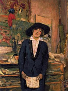 Lucie Belin Smiling Artwork by Edouard Vuillard