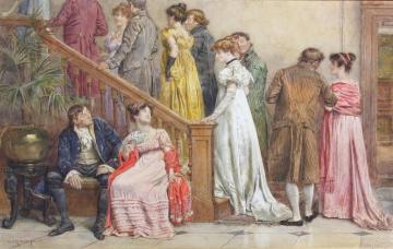 The Next Dance Artwork by George Goodwin Kilburne