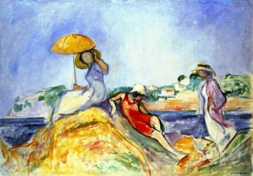Three Woman by the Sea Artwork by Henri Lebasque