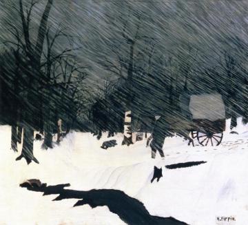 Country Doctor Artwork by Horace Pippin